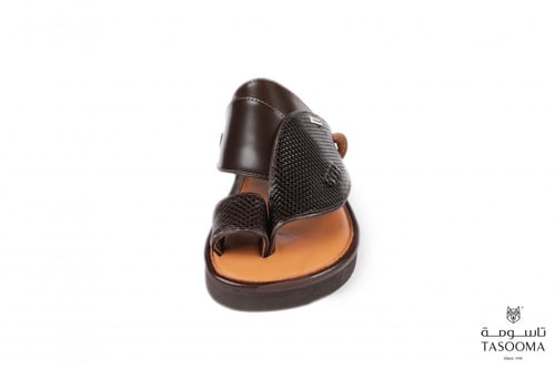 P حذاء شرقي من تاسومة 07122 / BROWN
