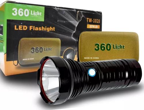 كشاف 360 بقوة تصل إلى 1000 متر ليد قوي جدًا مع سطوع عالي