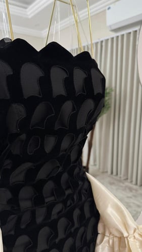 Elegant Black Evening Dress - فستان سهرة أسود أنيق
