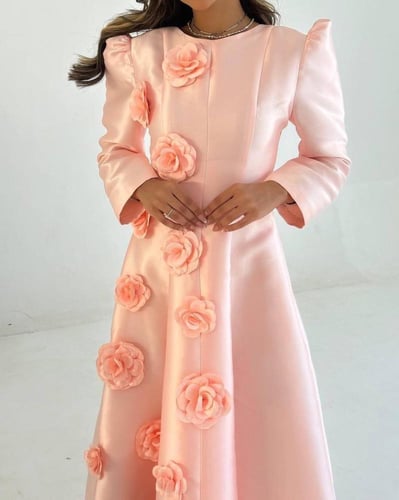 فستان سهرات الخامه ميكادو