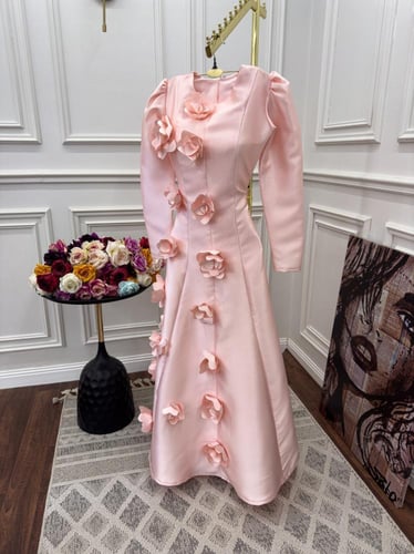 فستان سهرات الخامه ميكادو