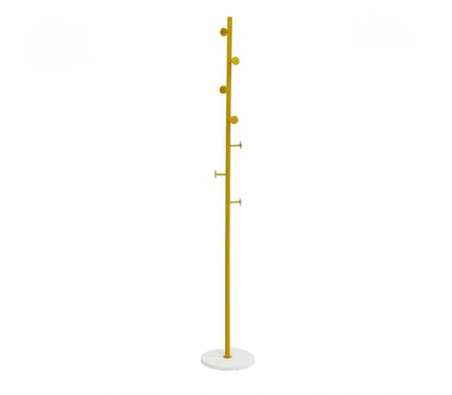 علاقة ملابس حديد قاعدة رخام متعددة الألوان