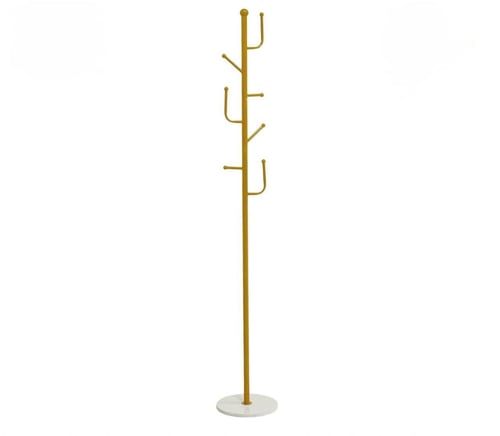 علاقة ملابس حديد قاعدة رخام متعددة الألوان