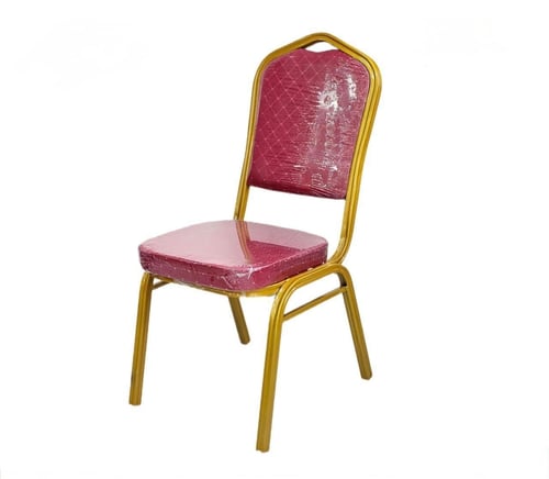 كرسي مناسبات وحفلات لون احمر