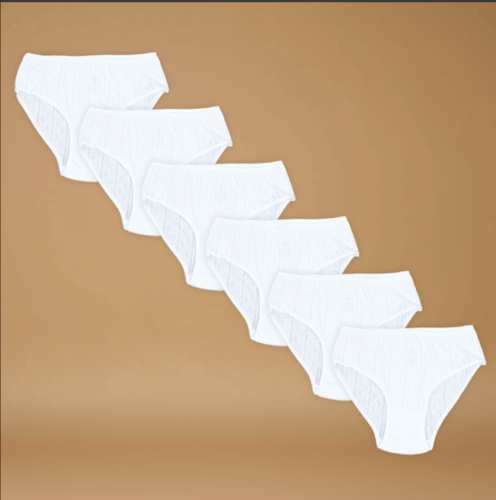 سروال داخلي قطني مخرم سروال داخلي قطني مخرم سادة ن...