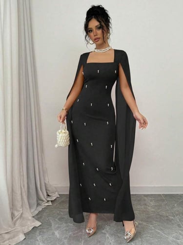 Rafferiza فستان شيفون رقيق