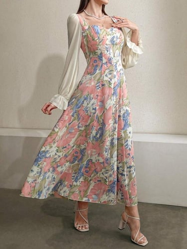 Modelyn فستان متوسط الطول