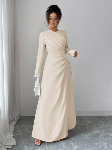 Elenzga فستان ماكسي أنيق للنساء