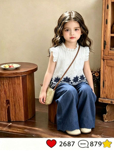 SHEIN طقم بنات صيفي