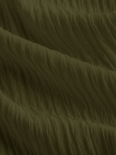 SHEIN MOD فستان نسائي أخضر زيتوني بتصميم بسيط وعمل...