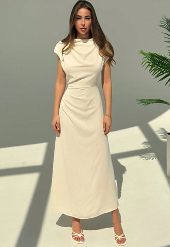 Aloruh فستان طويل أنيق وعصري للنساء، مناسب للحضور...