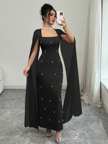 Rafferiza فستان شيفون رقيق