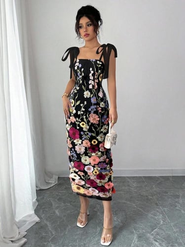 Elenzga فستان طويل أنيق للنساء