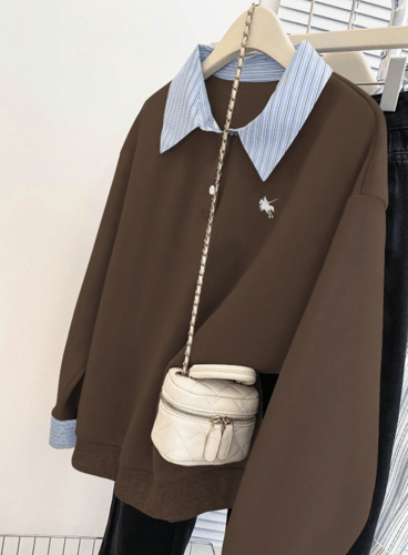 Resyla سترة كاجوال جامعية جديدة للخريف/الشتاء للنس...