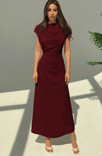 Aloruh فستان طويل أنيق وعصري للنساء، مناسب للحضور...