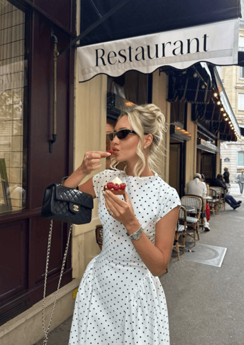 فستان كاجوال بطبعات زهرية أنيقة، فستان طويل أنيق ل...