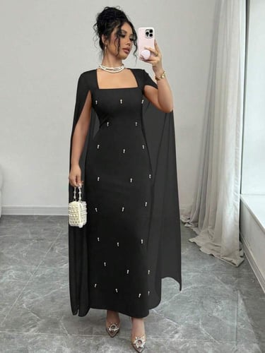 Rafferiza فستان شيفون رقيق