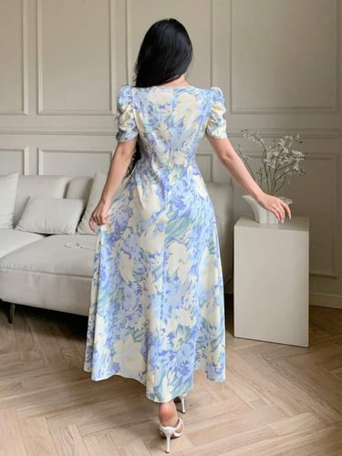 Modelyn فستان مناسب مزين بلؤلؤة