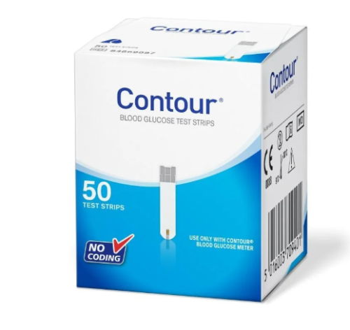 Contour normal blood sugar test strips