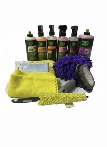 ادوات الغسيل للسيارات 12 منتج من 3D