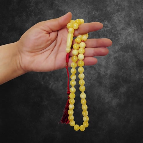 سبح تراب كهرمان – تدرجات طبيعية بلمعة راقية