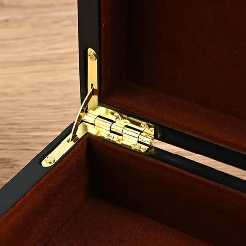 صندوق عود خشبي فاخر بنقشة وود غرين طبيعية