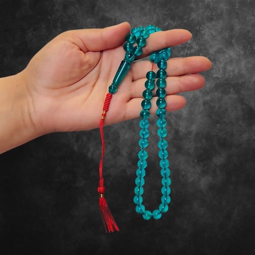 سبح بكلايت تركي – تدرجات لونية بلمعة زجاجية راقية