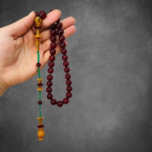 سبحة سندلوس - بلون عنابي