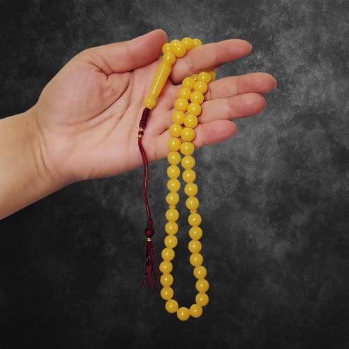 سبح تراب كهرمان – تدرجات طبيعية بلمعة راقية