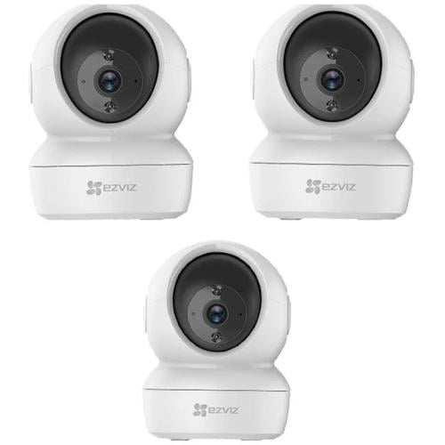 تركيب 3 كاميرات مراقبة تركيب Ezviz h6c + ذاكره 32...