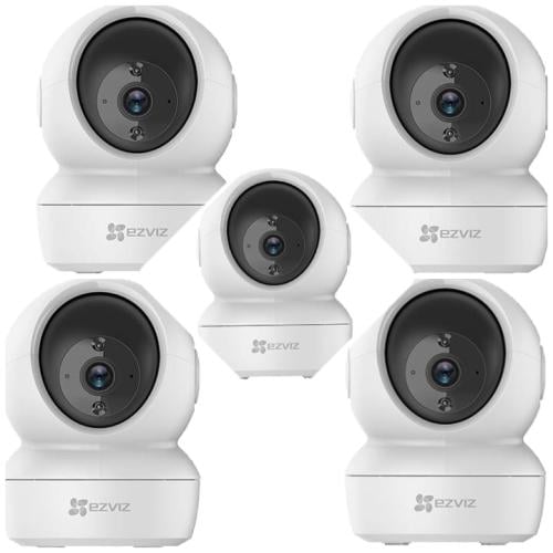 تركيب 5 كاميرا مراقبة واي فاي Ezviz h6c + ذاكره 32...