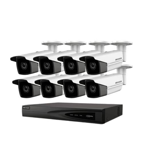 تركيب باقة 8 كاميرا 8 ميجا ip