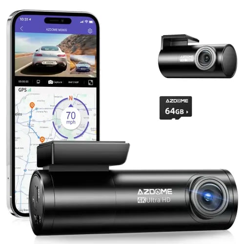 Dash camera Ouzdom M300S two cameras