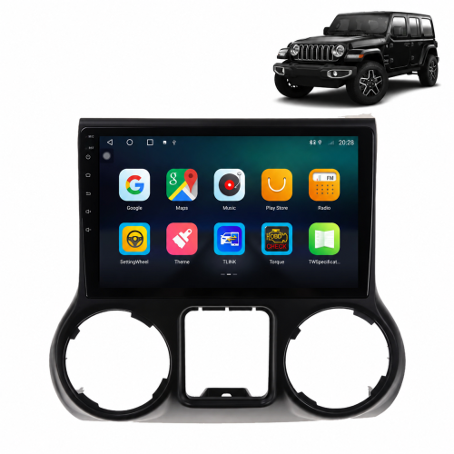 Car screen decor for Jeep Wrangler 2015-2018 Andro...