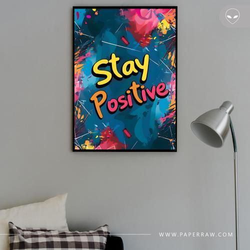 لوحة جدارية Stay Positive