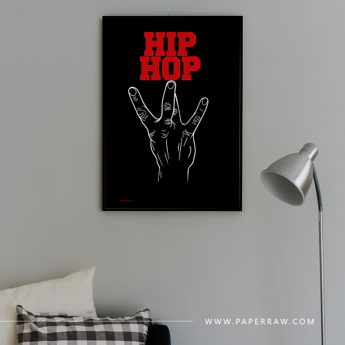 لوحة جدارية هيب هوب