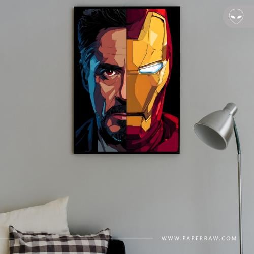 لوحة جدارية آيرون مان – Iron Man