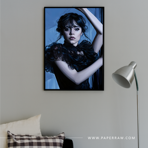 لوحة جدارية Wednesday Addams