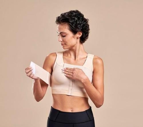 Breast enlargement - Size 38 | Breast Augmentation Garment B15 (Beige) Size 38