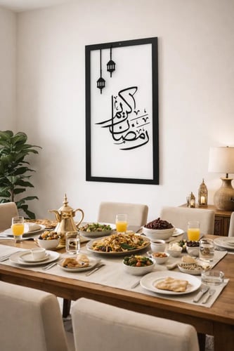 لوحة رمضان كريم - تخصيص حسب الطلب