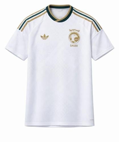 تيشرت المنتخب السعودي لكاس العالم 2026 الابيض بشعا...