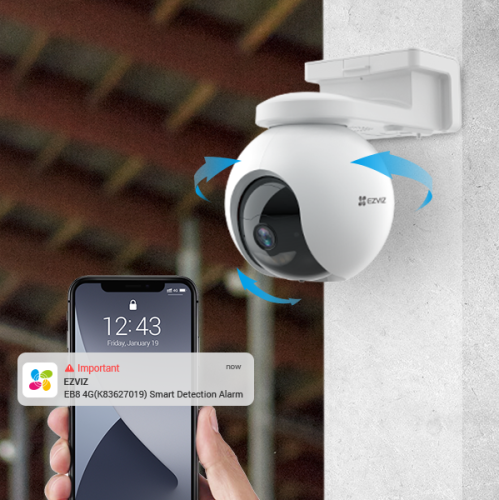 Ezviz, 4G, 2K Battery Camera, 360 Pan & Tilt, Work...