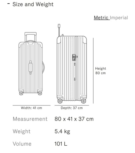ريموا شنطه سفر Trunk Plus