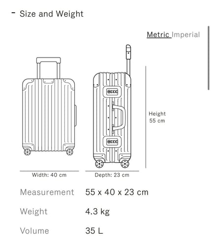 كاري اون ريموا لون فضي 55cm ( اللمنيوم)