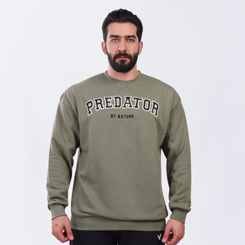 Predator rounded-neck longsleeves - Olive