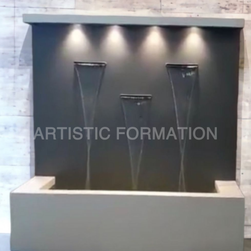 شلال جداري ثلاث مصبات مع اناره