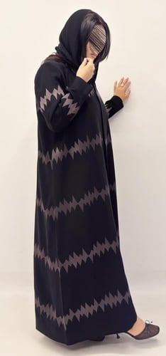 بليزر هبه بقماش اكراني بتطريز كمبيوتر