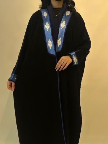عبايه سدل بقماش كريب الرياض وتطريز