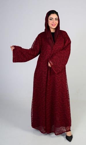 عباية دانتل مبطن قصه كلوش