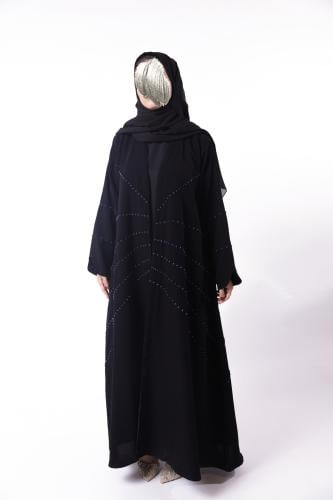 عباية قماش كريب الرياض وشك يدوي